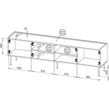 cama-lucca-tessi-rtv-200-4d-wymiary-1