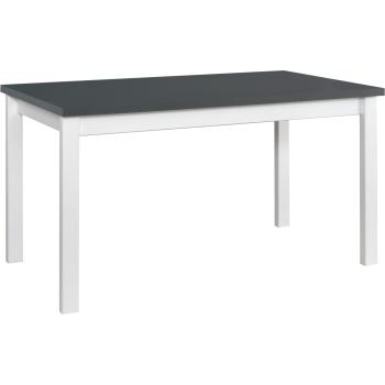 Stół ALBA 2 80x140/180 grafit laminat / biały