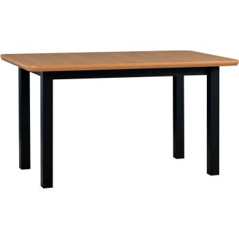  Stół WENUS 2 S 80x140/180 okleina dębowa / czarny