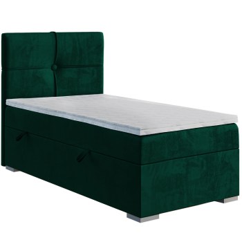 Łóżko kontynentalne GENOVA 90x200 magic velvet 2225