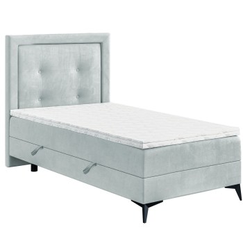 Łóżko kontynentalne HIGGA 80x200 magic velvet 2238