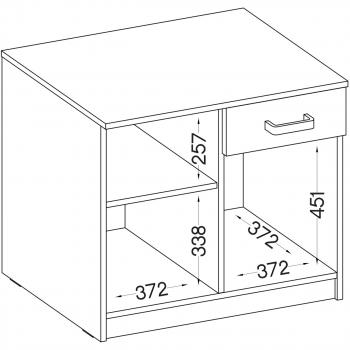 Wymiary: Komoda MALTIS MT22