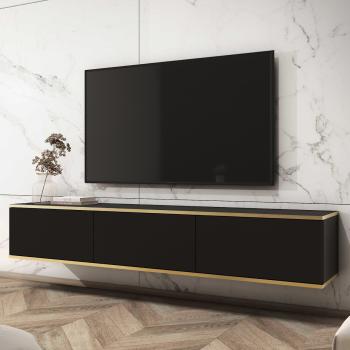 Szafka RTV ORO 175 czarny